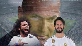 Zidane, Isco y Marcelo.