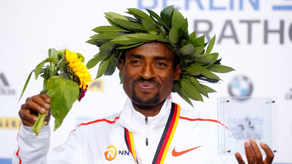 Bekele, tras ganar el Maratón de Berlín