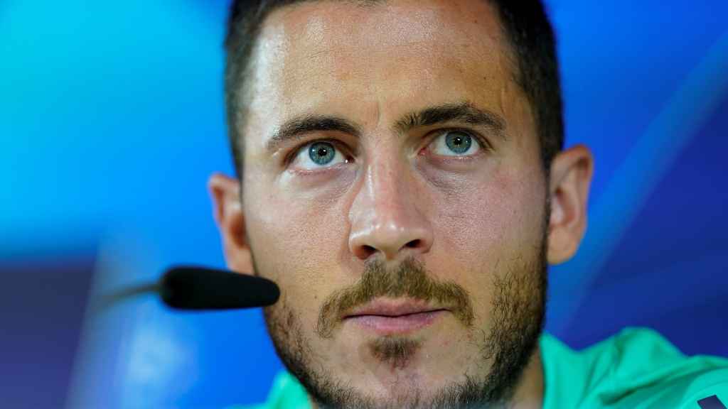 Hazard en rueda de prensa.