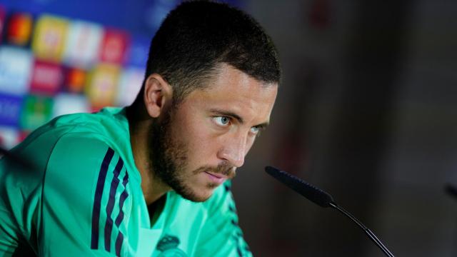 Hazard en rueda de prensa.