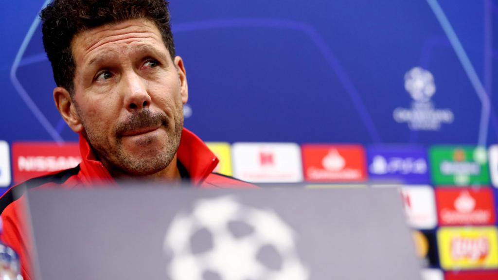 Simeone en rueda de prensa