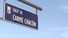 La nueva calle Carme Chacón en el distrito de Fuencarral-El Pardo.