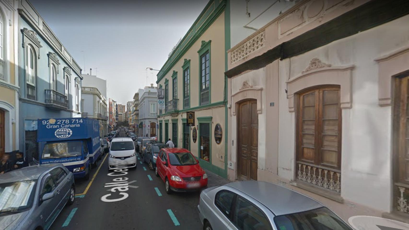 Los hechos han sucedido en la calle Cebrián, en pleno centro de Las Palmas de Gran Canarias.