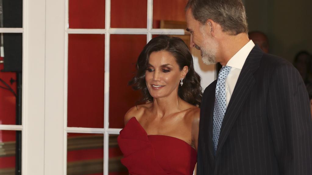 Los reyes, Felipe y Letizia, en su último acto de agenda.