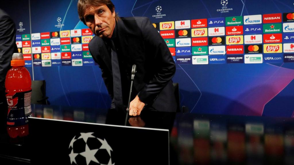 Conte, en rueda de prensa