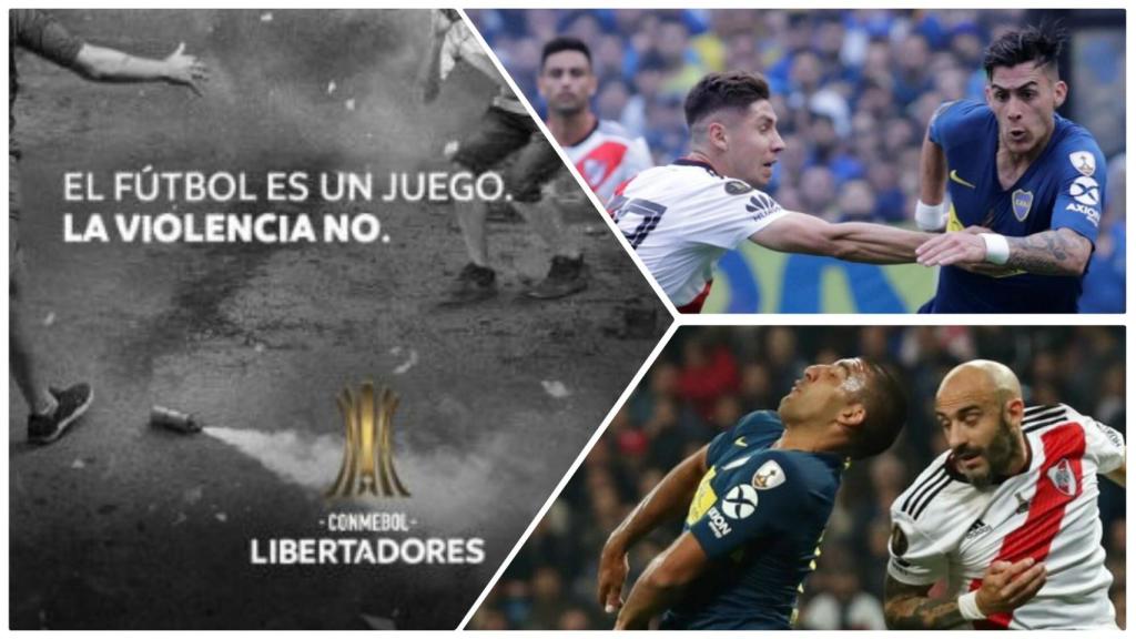 Campaña Boca - River de la Copa Libertadores.