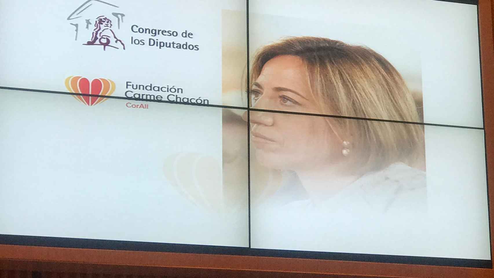 Homenaje a Carme Chacón, fallecida en 2017.