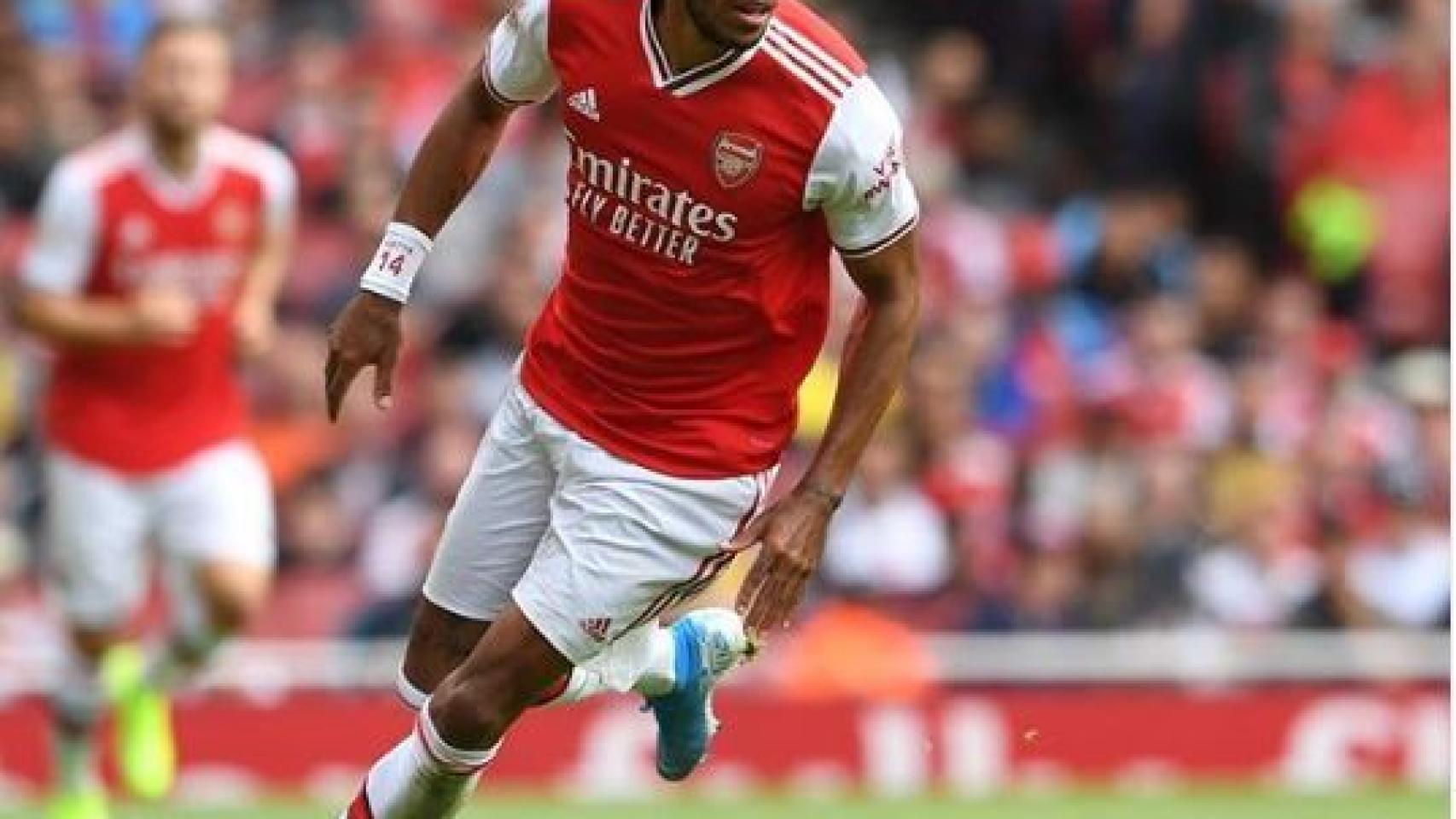 Aubameyang con el Arsenal.