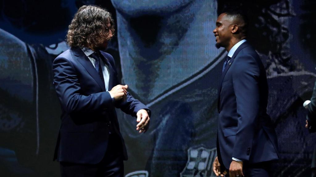 Samuel Eto'o en la gala The Best