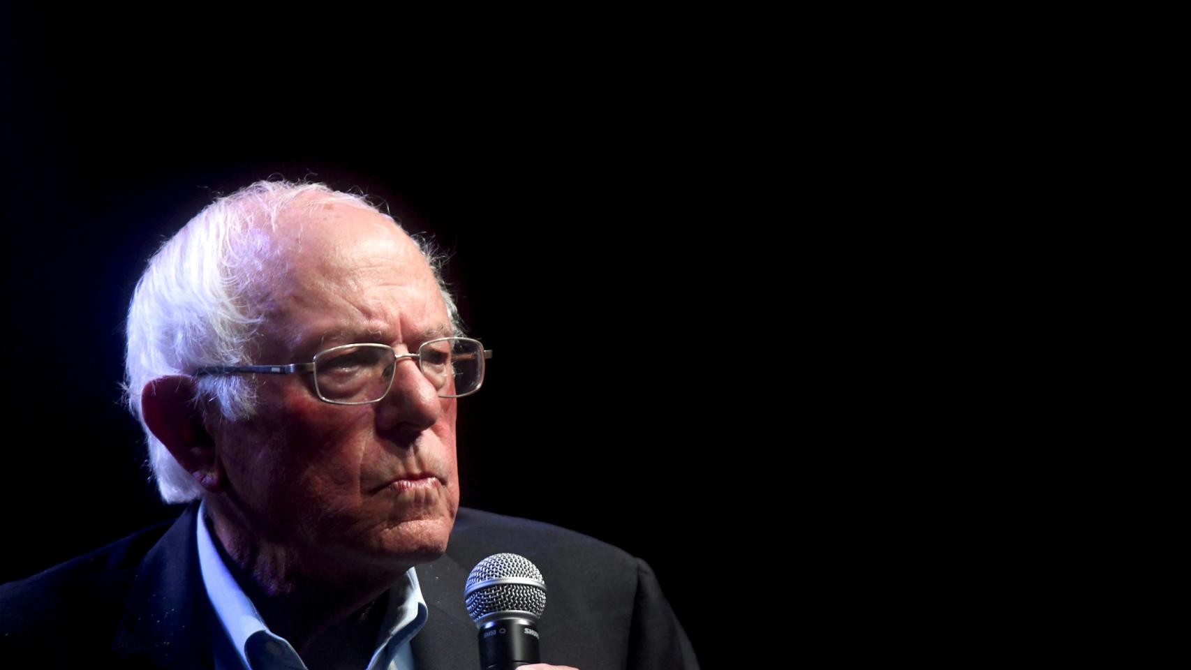 Bernie Sanders durante un acto este lunes en Filadelfia.