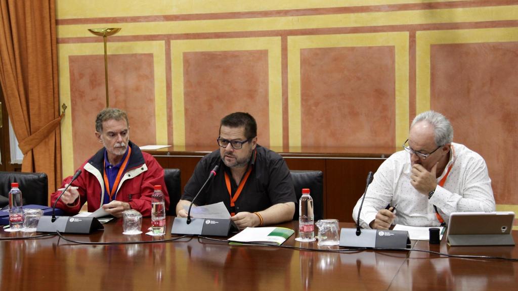 Representantes del Sindicato Andaluz de Funcionarios (SAF).