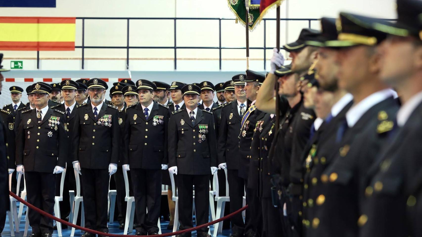 Acto de homenaje en Toledo a la Policía Nacional de Castilla-La Mancha. Foto: Óscar Huertas