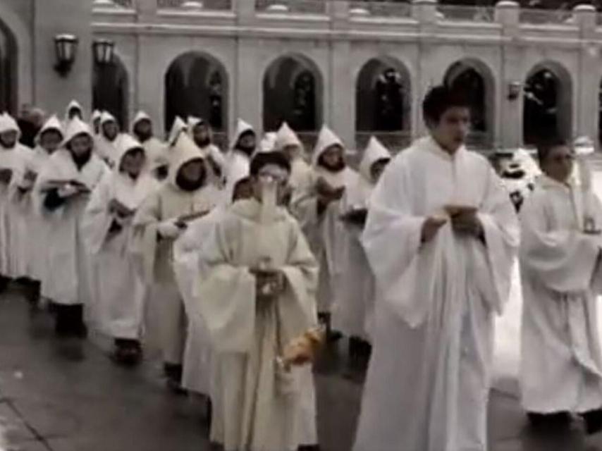 Ceremonia en la basílica del Valle de los Caídos./