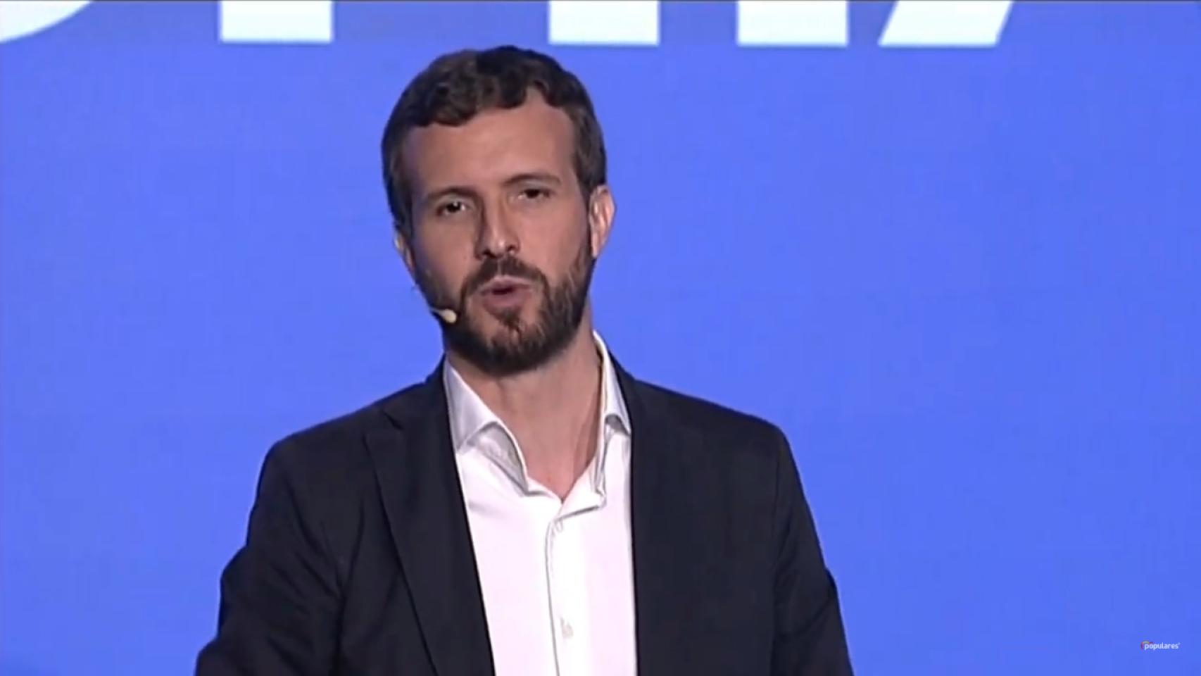 Pablo Casado, en la Convención Económica del PP en Córdoba.