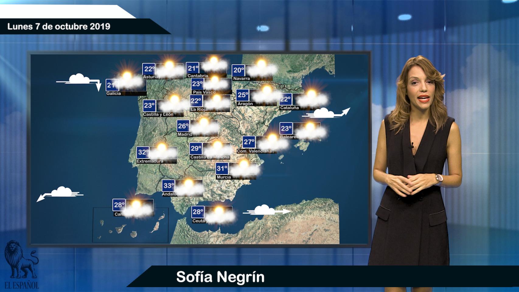 El tiempo: pronóstico para el lunes 7 de octubre