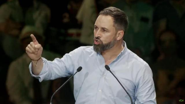 Imagen de archivo de Santiago Abascal, en Vistalegre Plus Ultra.