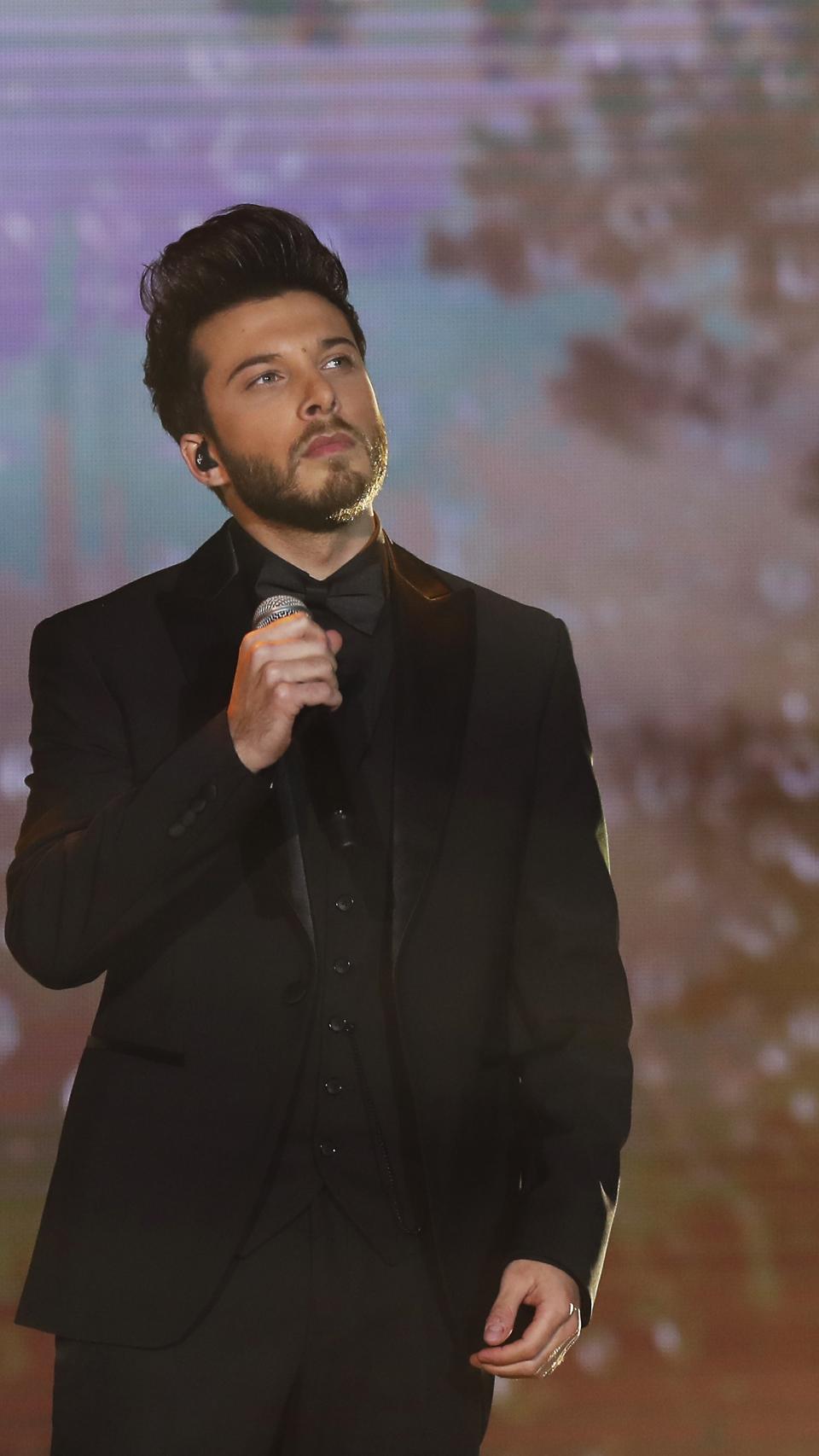 Blas Cantó en los Premios Forqué el pasado mes de enero.