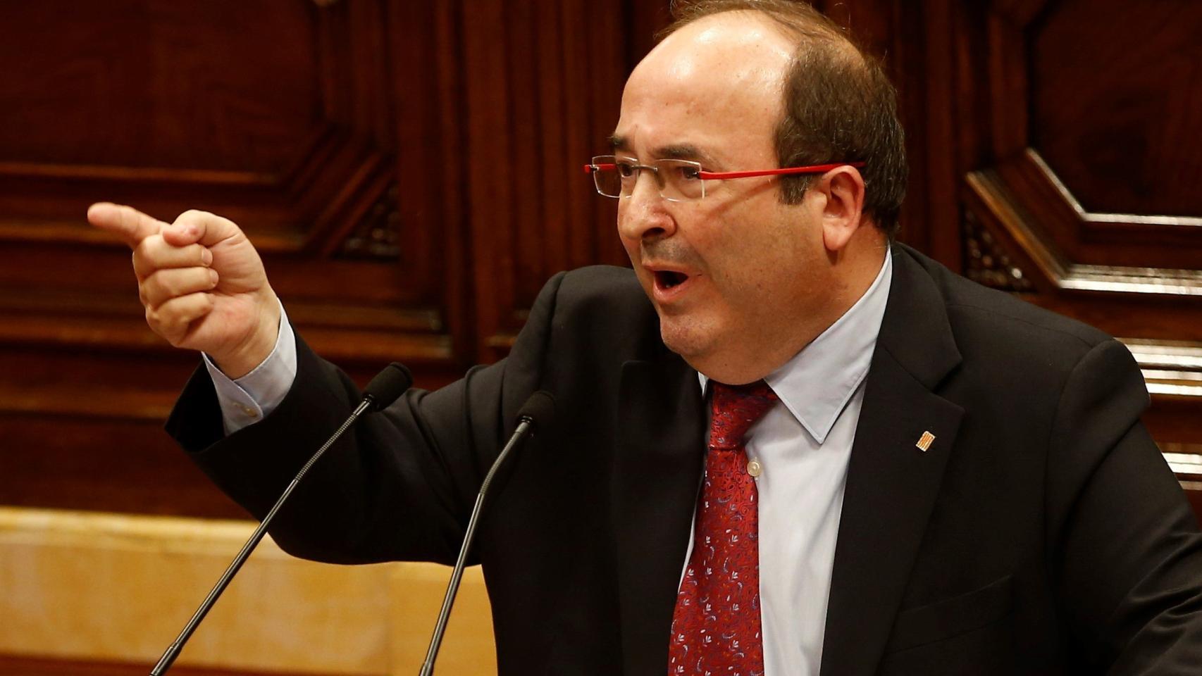 Iceta en el Parlament, en una imagen de archivo.