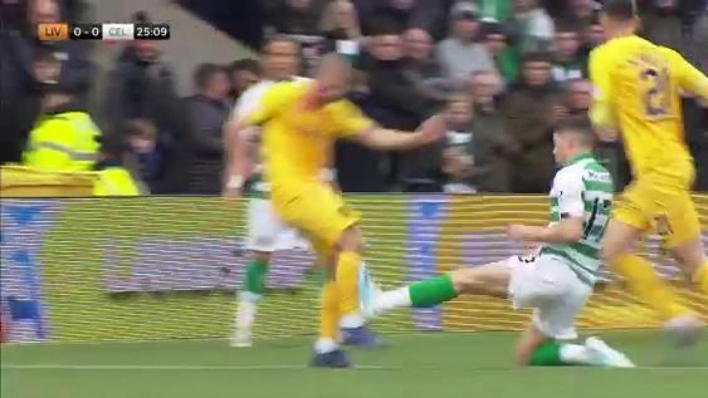 Entrada de Ryan Christie del Celtic