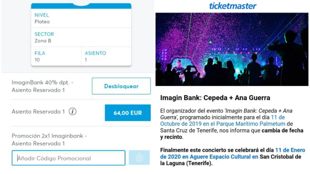 Algunos de los cambios en la gira 'ImaginBank' en un combo JALEOS.