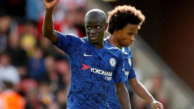 Kanté, con el Chelsea