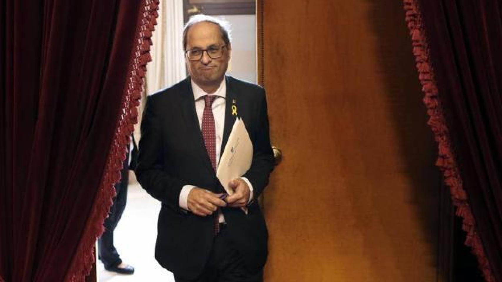 El presidente de la Generalitat de Cataluña, Quim Torra.