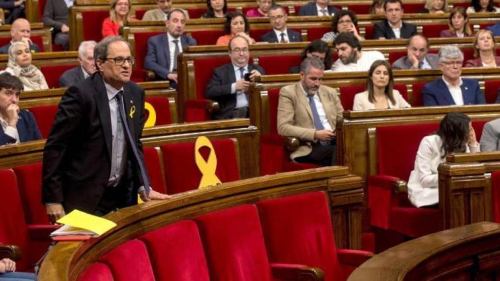 El presidente de la Generalitat de Cataluña, Quim Torra