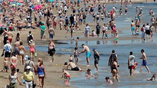 Una playa de Valencia en una imagen de archivo.