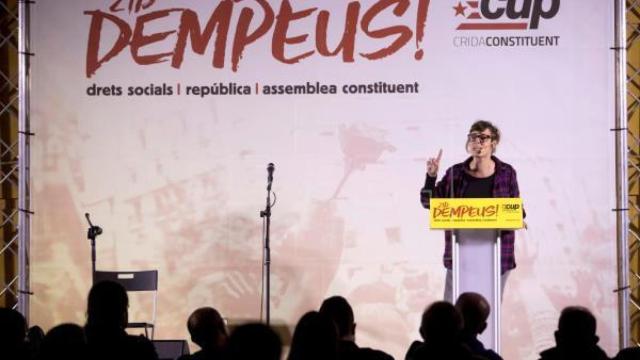 La cabeza de lista de la CUP al Congreso, Mireia Vehí