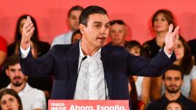 Pedro Sánchez en Granada este martes