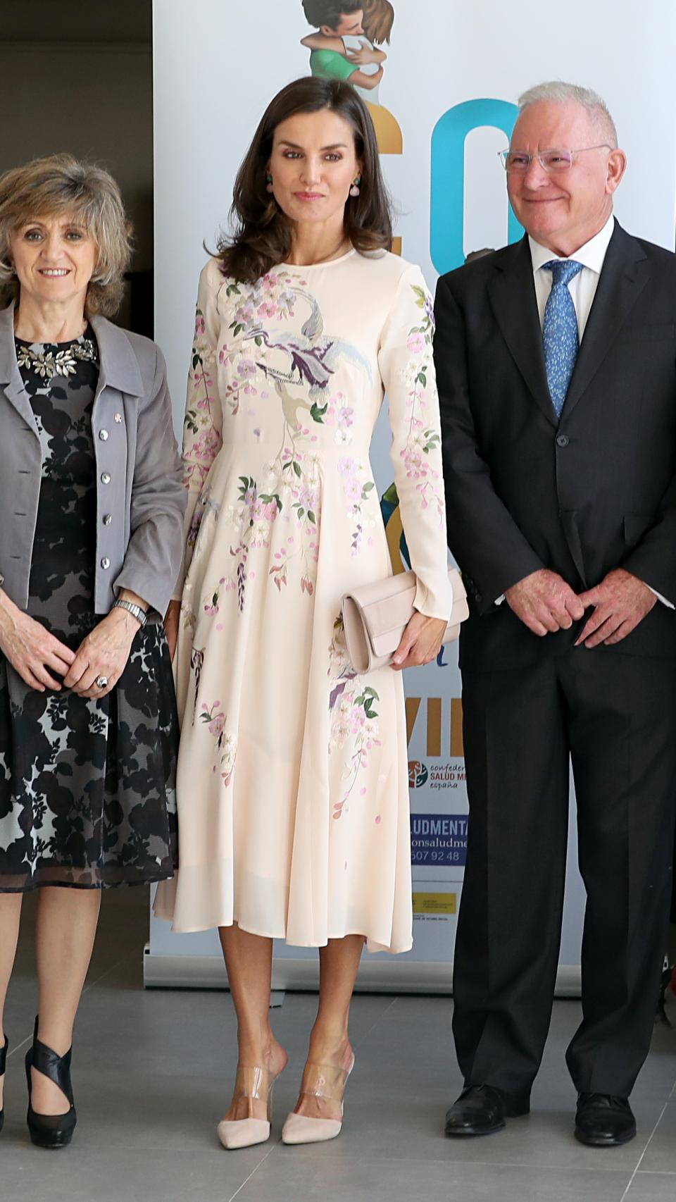 Es la cuarta vez que la reina Letizia luce el vestido de Asos.