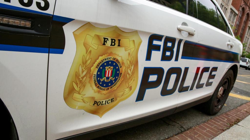 FILE PHOTO: An FBI vehicle is seen outside the Federal Bureau of Investigation building ahead of the release of the Special Counsel Robert Mueller's report in Washington