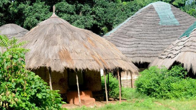 Poblado de Guinea-Bissau.