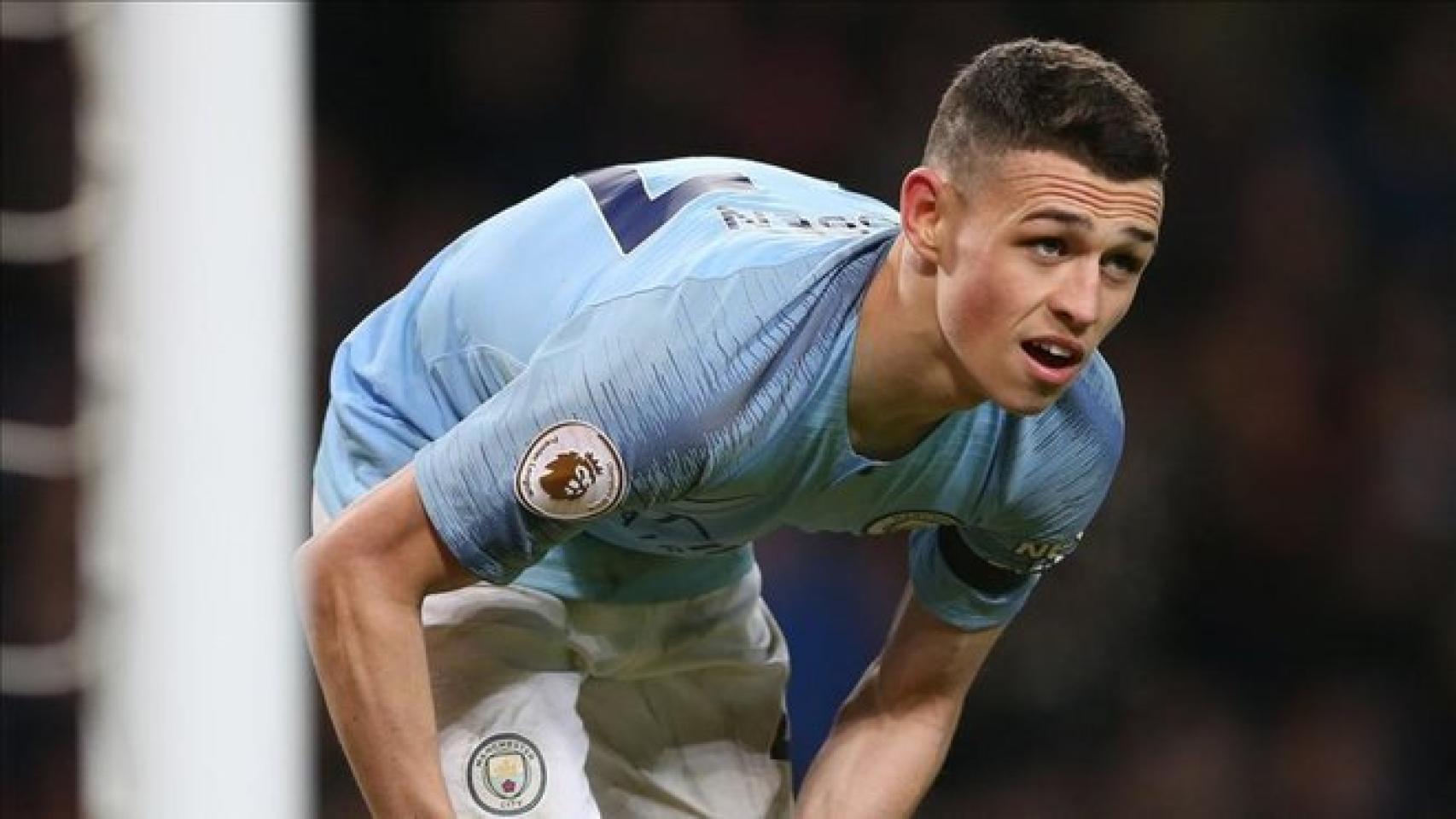 Phil Foden con el City