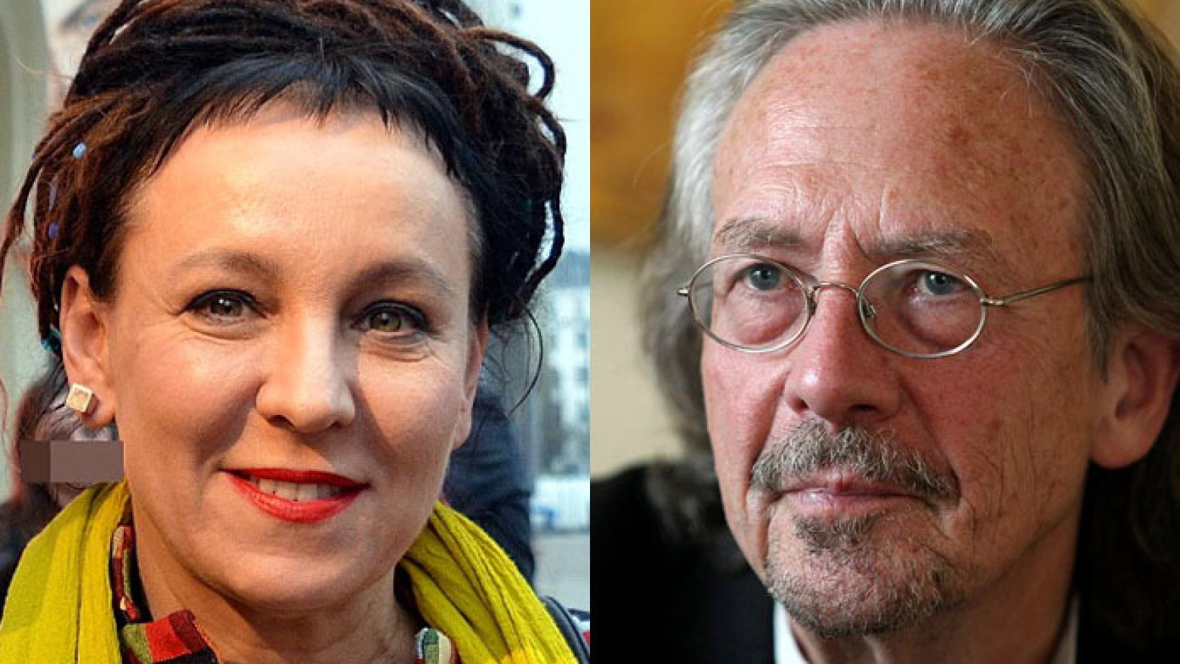 Olga Tokarczuk  y Peter Handke