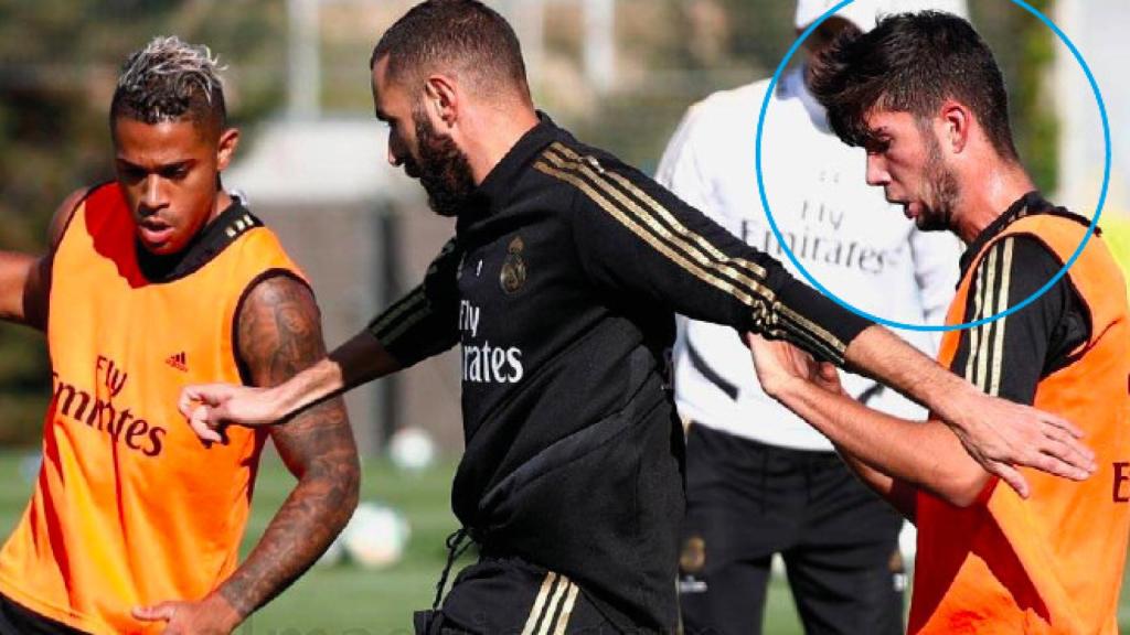 Theo Zidane se entrena con el primer equipo