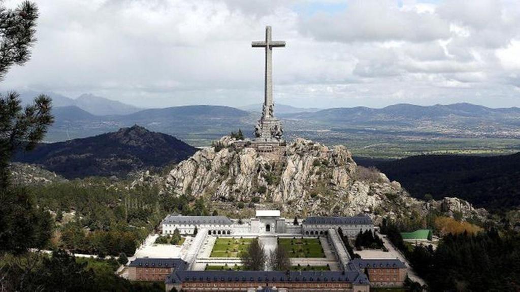 Vista aérea del Valle de los Caídos.