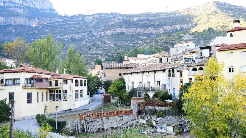 El pueblo de Monistrol, donde vivía Tania.