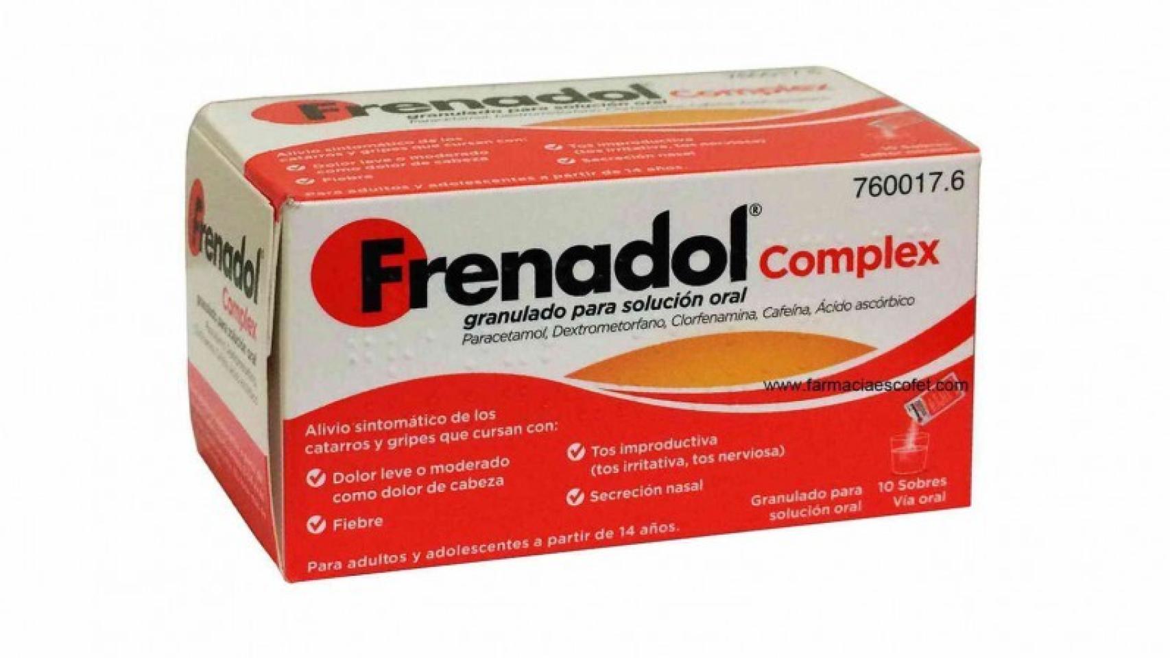 Una caja de Frenadol Complex.