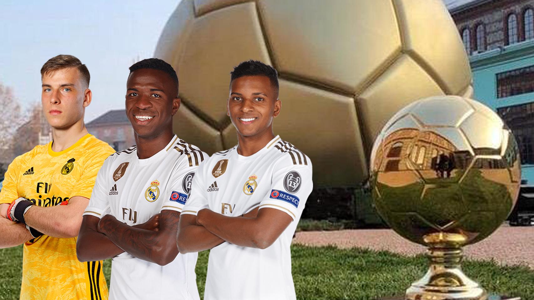 Dominio blanco en el Golden Boy: Lunin, Vinicius y Rodrygo, entre los 20 últimos nominados