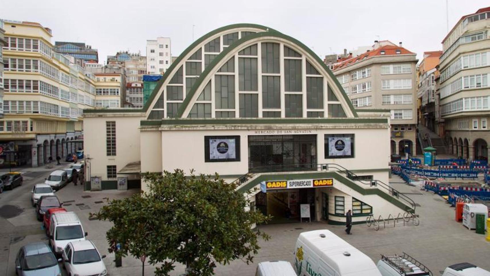 Fachada de mercado de San Agustín