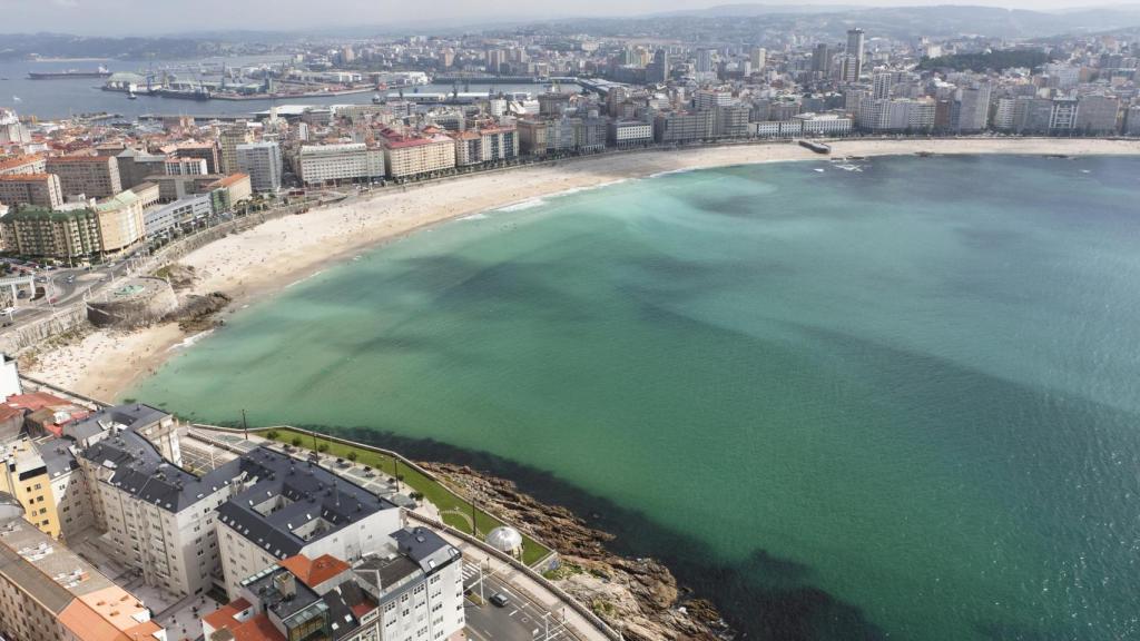 A Coruña desde el cielo