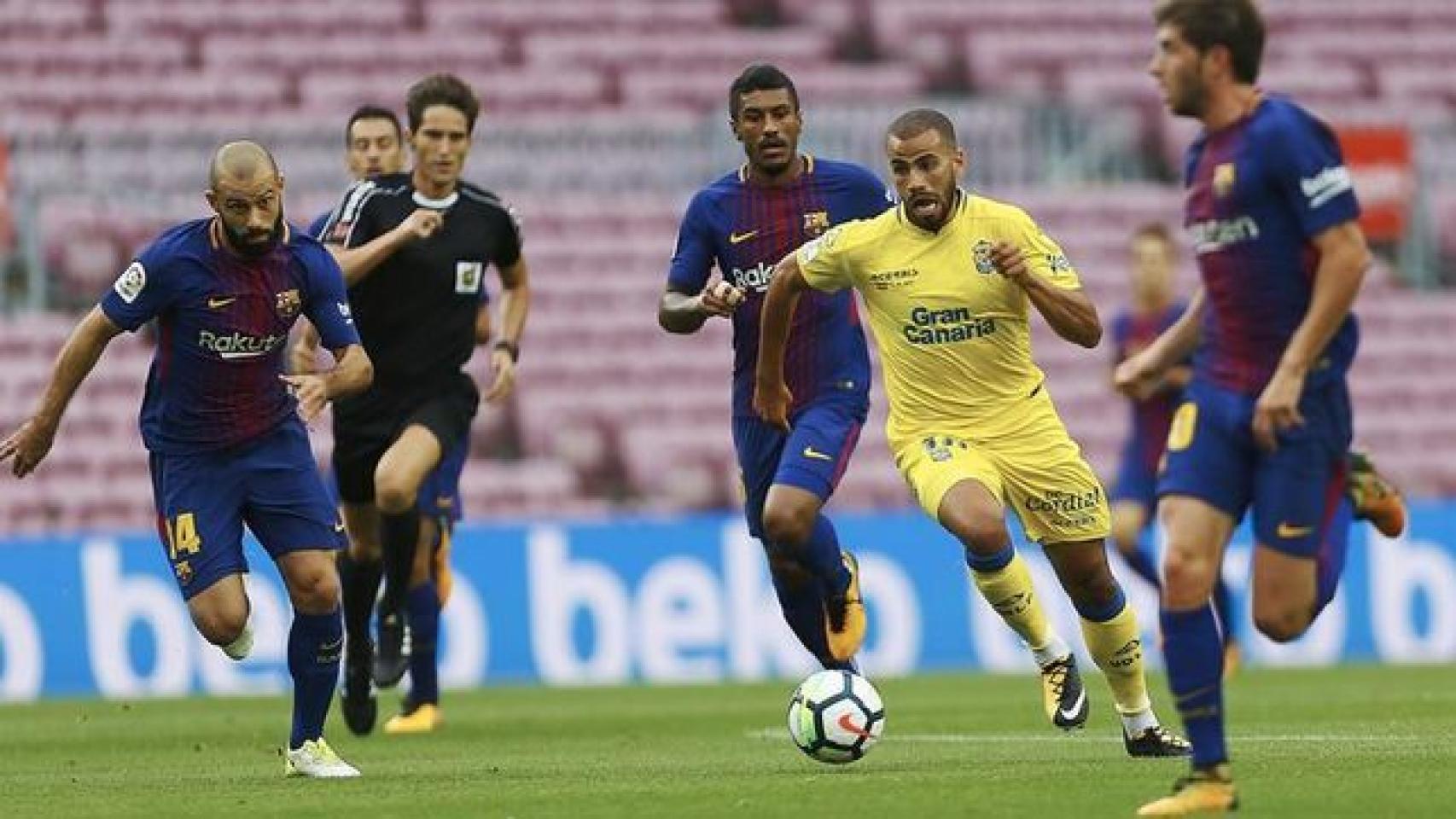 Barcelona - Las Palmas disputado a puerta cerrada el 1 de octubre de 2017.