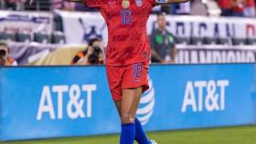 Carli Lloyd, en un partido de la selección de fútbol femenino de Estados Unidos
