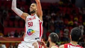 Salah Mejri con Túnez durante el último Mundial