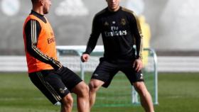 Eden Hazard se entrena con el Madrid