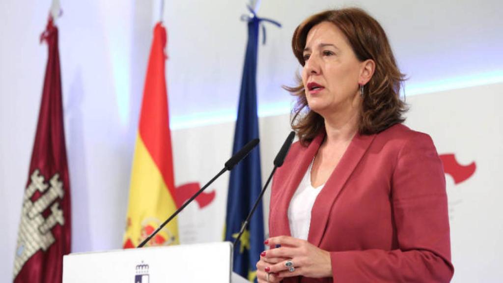 Blanca Fernández, portavoz del Gobierno de Castilla-La Mancha. Foto: Ó. HUERTAS