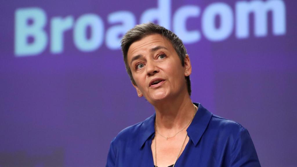 La comisaria de Competencia, Margrethe Vestager, en una imagen de archivo.