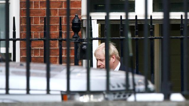 Boris Johnson, durante una de las reuniones celebradas este miércoles en Downing Street.