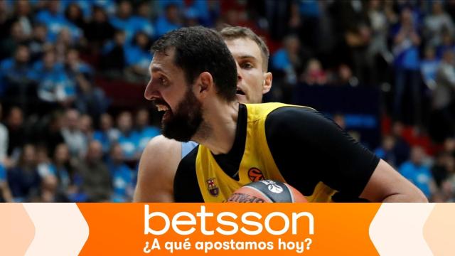 Mirotic, en un partido del Barcelona de la Euroliga